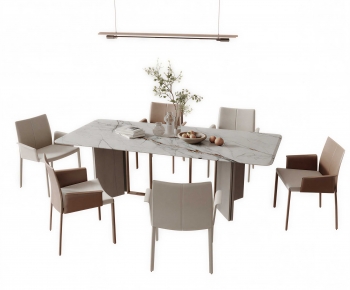 Modern Dining Table And Chairs-ID:616841089