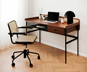Modern Computer Desk And Chair-ID:935630854