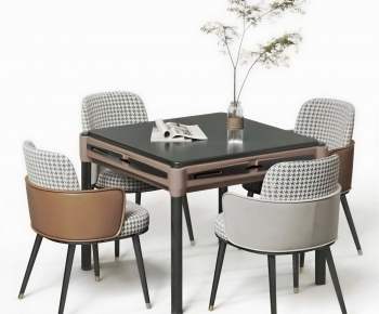 Modern Mahjong Tables And Chairs-ID:335283995