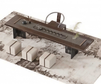 New Chinese Style Tea Tables And Chairs-ID:293795116