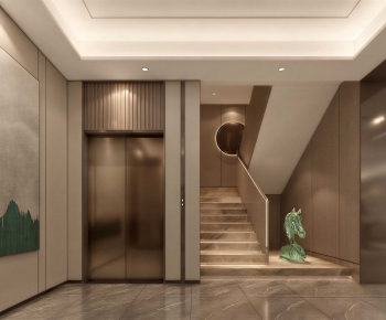 Modern Hallway-ID:516249909