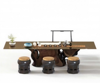 New Chinese Style Tea Tables And Chairs-ID:191948899