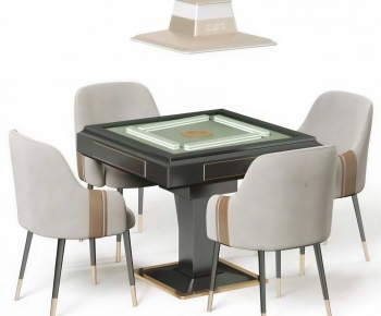 Modern Mahjong Tables And Chairs-ID:604581129