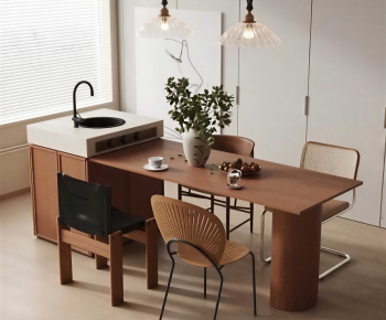 Modern Dining Table And Chairs-ID:865055087