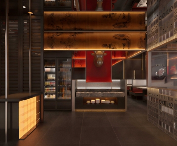 Industrial Style Restaurant-ID:166454088