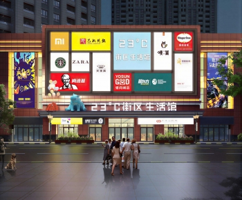 Retro Style Facade Element-ID:299272066