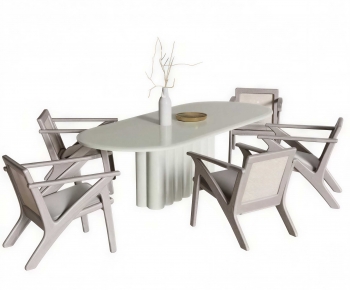 Modern Dining Table And Chairs-ID:973825938