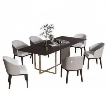Modern Dining Table And Chairs-ID:505091914