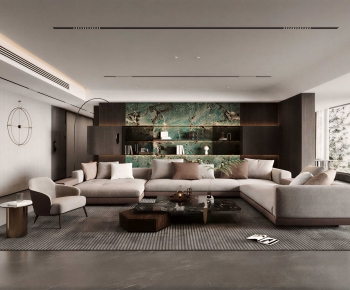 Modern A Living Room-ID:687361965