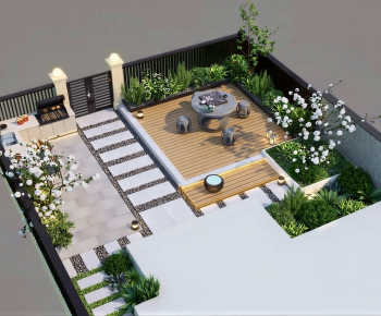 Modern Courtyard/landscape-ID:587572109