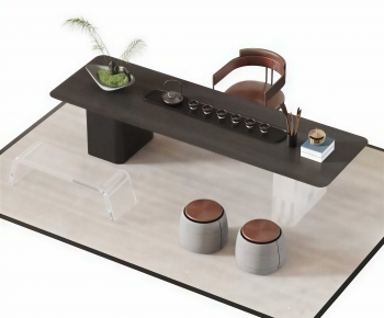 New Chinese Style Tea Tables And Chairs-ID:547436005