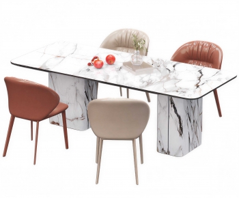 Modern Dining Table And Chairs-ID:106980813