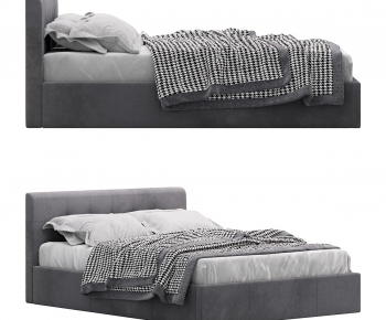 Modern Double Bed-ID:123190962