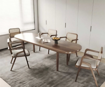 Modern Dining Table And Chairs-ID:575346957