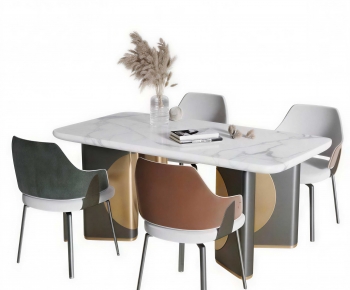 Modern Dining Table And Chairs-ID:544850113