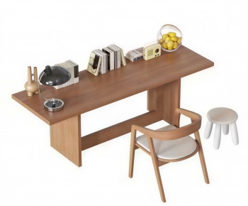 Modern Computer Desk And Chair-ID:574430946