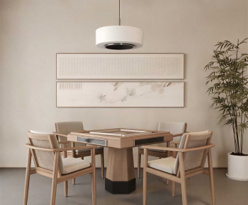 Modern Mahjong Tables And Chairs-ID:417119989