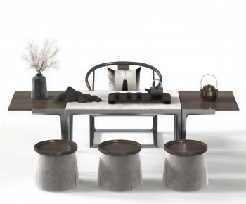 New Chinese Style Tea Tables And Chairs-ID:490726953
