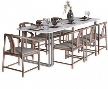Modern Dining Table And Chairs-ID:782272104