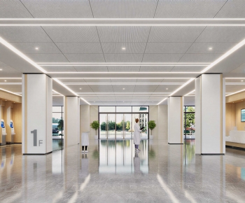 Modern Hospital Hall-ID:994410994