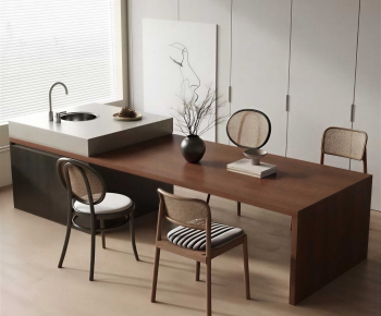 Modern Dining Table And Chairs-ID:927046065