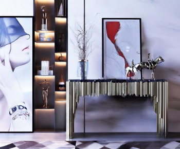 Modern Entrance Cabinet-ID:862613921