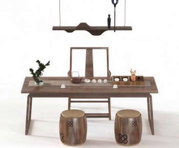 New Chinese Style Tea Tables And Chairs-ID:814831023