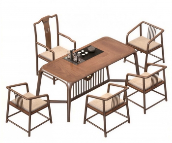 New Chinese Style Tea Tables And Chairs-ID:332847124