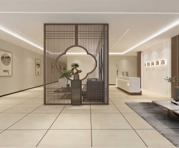 New Chinese Style Lobby Hall-ID:336534021