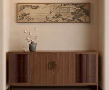 New Chinese Style Side Cabinet-ID:173903944