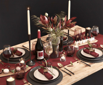 Modern Cutlery/tea Set-ID:709146026