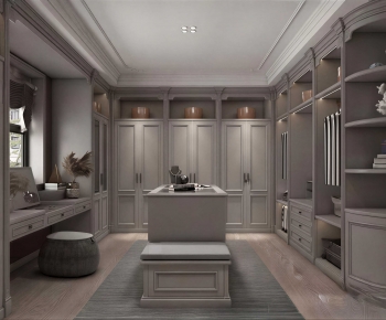 Simple European Style Clothes Storage Area-ID:927341061