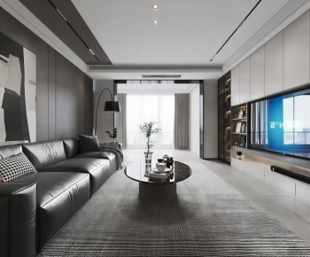Modern A Living Room-ID:746679075