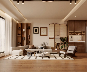 Modern A Living Room-ID:974906921