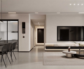 Modern A Living Room-ID:848926079