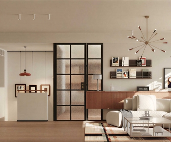 Modern A Living Room-ID:655792951