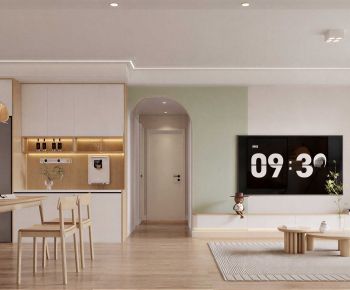 Modern A Living Room-ID:536850935