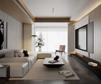 Modern A Living Room-ID:411113987