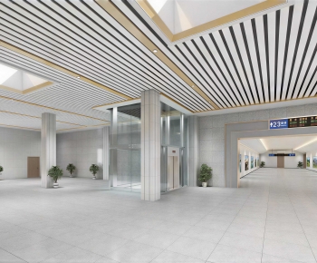 Modern Exhibition Hall-ID:467411995