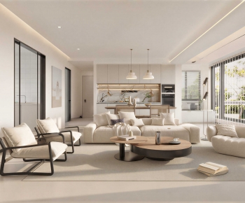 Modern A Living Room-ID:869446049