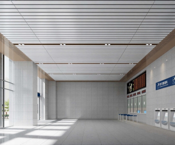 Modern Office Reception Desk-ID:349513054