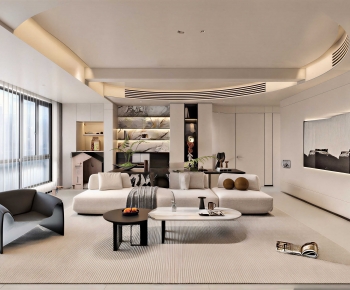 Modern A Living Room-ID:972670081