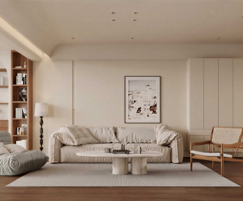 Wabi-sabi Style A Living Room-ID:100250244