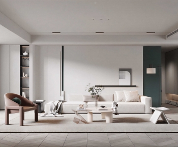 Modern A Living Room-ID:407636887