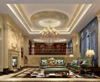 European Style A Living Room-ID:921957974