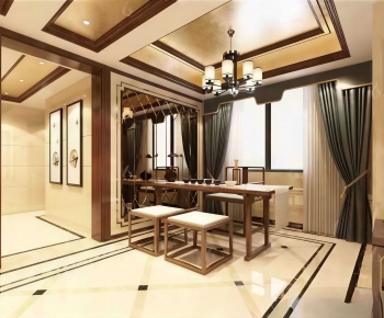 New Chinese Style Tea House-ID:706450947