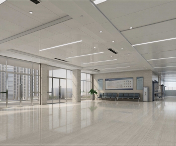 Modern Hospital Hall-ID:418523075