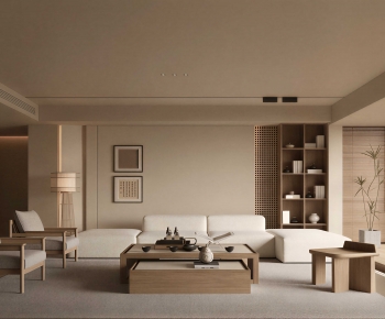 Japanese Style A Living Room-ID:865510941