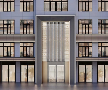 New Chinese Style Facade Element-ID:409672982