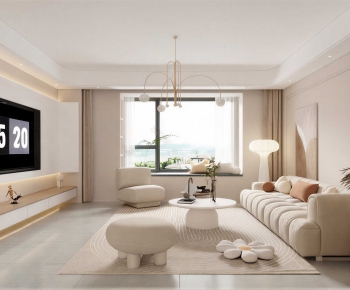 Modern A Living Room-ID:739641272